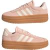 imageadidas Womens Vl Court Bold SneakerBlush PinkOff WhiteGum