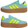 imageadidas Womens Vl Court Bold SneakerFlash AquaLucid LemonGum