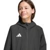 imageadidas boys Entrada 26 All Weather JacketBlackWhite
