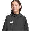 imageadidas boys Entrada 26 All Weather JacketBlackWhite