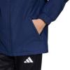 imageadidas boys Entrada 26 All Weather JacketTeam Navy BlueWhite