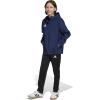 imageadidas boys Entrada 26 All Weather JacketTeam Navy BlueWhite