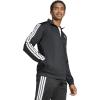 imageadidas mens Essentials Warmup 3stripes Track TopBlack