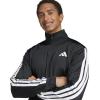 imageadidas mens Essentials Warmup 3stripes Track TopBlack