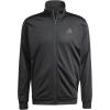 imageadidas mens Essentials Warmup 3stripes Track TopBlackBlack