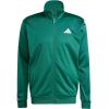 imageadidas mens Essentials Warmup 3stripes Track TopCollegiate Green