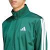 imageadidas mens Essentials Warmup 3stripes Track TopCollegiate Green