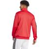 imageadidas mens Essentials Warmup 3stripes Track TopPure Ruby
