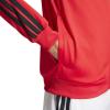 imageadidas mens Essentials Warmup 3stripes Track TopPure Ruby