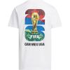 imageAdidas Boys FIFA World Cup 26 Match Ball Graphic TShirtWhite