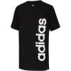 imageAdidas Boys Short Sleeve Linear Logo TShirtBlack Core