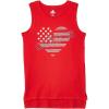 imageAdidas Girls Sleeveless Tee Tank TopMuscle Tee Bright Red