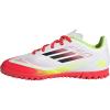 imageAdidas UnisexChild F50 Club TurfWhiteBlackSolar Yellow