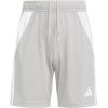 imageAdidas UnisexChild Tiro 24 ShortsShortsTeam Mid GreyWhite