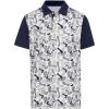 imageadidas Boys Camouflage Printed Golf Polo ShirtCollegiate Navy