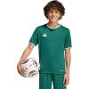 imageadidas Boys Entrada 26 JerseyTeam Dark GreenWhite