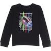 imageadidas Boys Split 3Stripes Long Sleeve Tee Big KidsBlack Multi Football