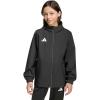 imageadidas boys Entrada 26 All Weather JacketBlackWhite
