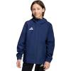 imageadidas boys Entrada 26 All Weather JacketTeam Navy BlueWhite