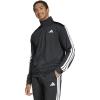 imageadidas mens Essentials Warmup 3stripes Track TopBlack