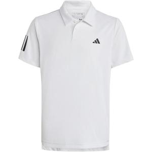 imageAdidas Boys Club Tennis 3Stripes Polo ShirtWhite 2023