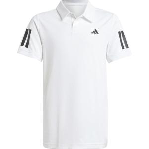 imageAdidas Boys Club Tennis 3Stripes Polo ShirtWhite