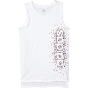 imageAdidas Girls Sleeveless Tee Tank TopMuscle Tee White