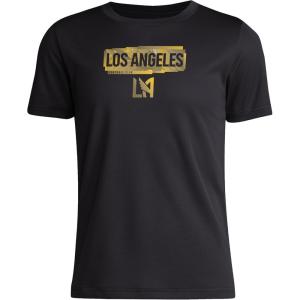 imageAdidas Unisex Kids Los Angeles Football Club MLS Short Sleeve TShirtBlack