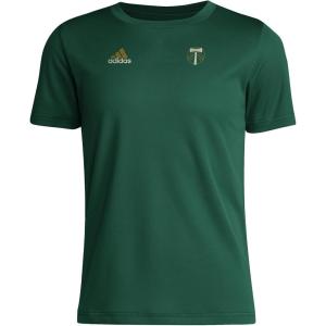 imageAdidas Unisex Kids Portland Timbers MLS Short Sleeve TShirtDark Green Portland Timbers