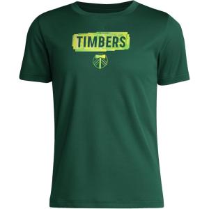 imageAdidas Unisex Kids Portland Timbers MLS Short Sleeve TShirtGreen Portland Timbers