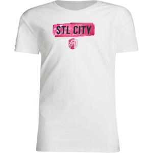 imageAdidas Unisex Kids St Louis City Sc MLS Long Sleeve TShirtWhite St Louis City Sc