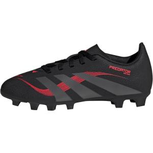 imageAdidas UnisexChild Club Predator Firm GroundMulti GroundBlackGreyLucid Red
