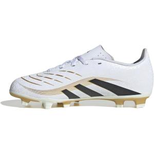 imageAdidas UnisexChild Club Predator Firm GroundMulti GroundWhiteBlackGold Metallic