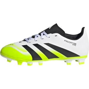 imageAdidas UnisexChild Club Predator Firm GroundMulti GroundWhiteBlackLucid Lemon