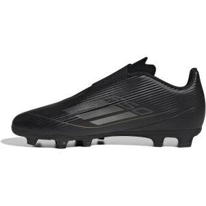 imageAdidas UnisexChild F50 Club Hook amp Loop Firm GroundMulti GroundBlackIron MetallicGold Metallic