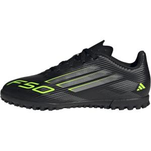 imageAdidas UnisexChild F50 Club TurfBlackIron MetallicLucid Lemon