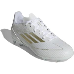 imageAdidas UnisexChild F50 League Firm GroundMulti Ground Soccer Cleats Little KidBig KidWhiteGold MetallicWhite