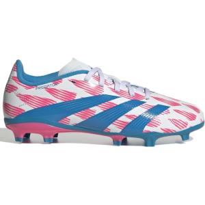 imageAdidas UnisexChild League Predator Firm GroundWhiteSolar BlueSolar Pink