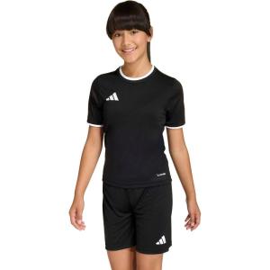 imageadidas Boys Entrada 26 JerseyBlackWhite