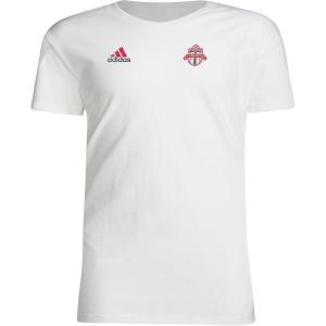 imageadidas Boys Toronto Fc Short Sleeve PreGame TShirtWhiteToronto Fc