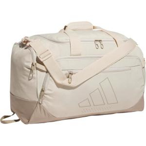 imageadidas Defender 5 Duffel Bag  Premium Duffle for Sports Gym amp TravelCrystal Linen BeigeTrace Khaki