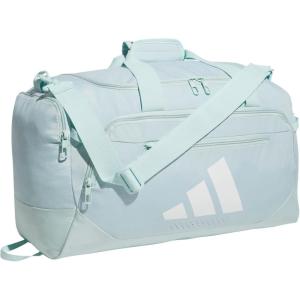 imageadidas Defender 5 Duffel Bag  Premium Duffle for Sports Gym amp TravelHalo Mint GreenWhite