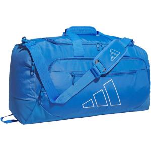 imageadidas Defender 5 Duffel Bag  Premium Duffle for Sports Gym amp TravelRay BlueWhite