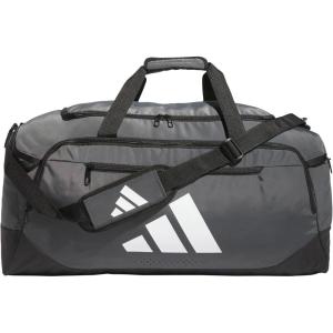 imageadidas Defender 5 Duffel Bag  Premium Duffle for Sports Gym amp TravelTeam Dark Grey