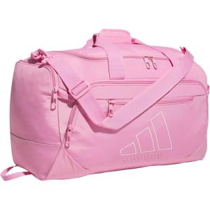 imageadidas Defender 5 Duffel Bag  Premium Duffle for Sports Gym amp TravelTropic BloomClear Pink
