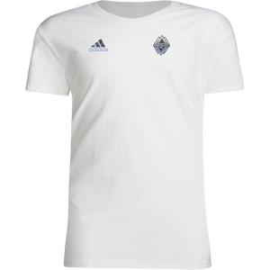imageadidas Kids Vancouver Whitecaps MLS Short Sleeve TShirtWhite Vancouver Whitecaps
