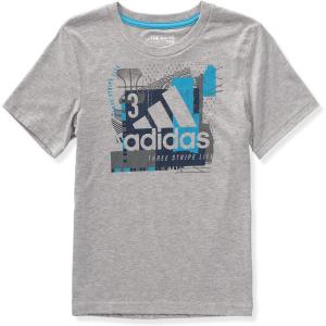 imageadidas Performance Tee Extended Size KidsGrey Heather Design