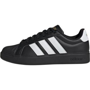 imageadidas Womens Streettalk Lace Up Sneakers Shoes Casual  WhiteBlackWhiteGold Metallic