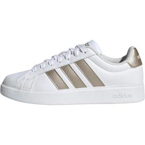 imageadidas Womens Streettalk Lace Up Sneakers Shoes Casual  WhiteWhiteCyber MetallicWhite