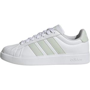 imageadidas Womens Streettalk Lace Up Sneakers Shoes Casual  WhiteWhiteLinen GreenWhite